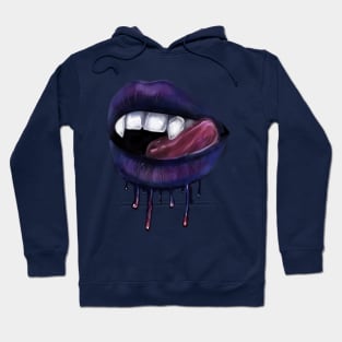 sexy vampire lips with tongue Hoodie